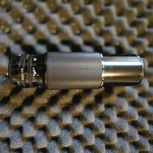 Canon FD 100-300mm 1:5.6 Manual Focus Macro Zoom Lens with Hood