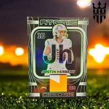 2023 Panini Obsidian - Atomic Materials Justin Herbert #AMA-JHE /25 Patch