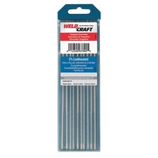 MILLER ELECTRIC WL2532X7 WELDCRAFT Blue Tungsten Electrode,PK10 22UM23