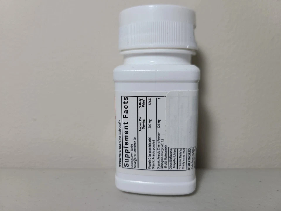 Nutrilite Vitamina C liberação prolongada 60 comprimidos + rastreamento novo em folha com selo - Imagem 3 de 4