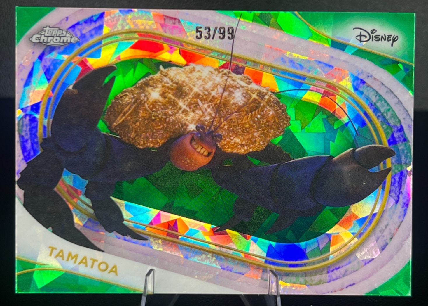 Tamatoa [Green] /99 - 2025 Topps Chrome Disney Sapphire