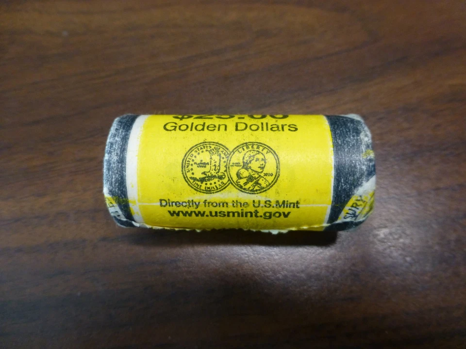 2000 P Sacagawea $1 Golden Dollar - U.S. Mint Wrapped Roll - 25 Coins - Image 4 of 4