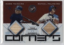 2003 Topps Pristine Corners Mark Teixeira Rafael Palmeiro #PC-TP i6j