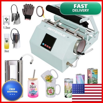 BetterSub 3in1 Tumbler Mug Heat Press Machine 30 OZ 20 OZ 16 OZ Sublimation