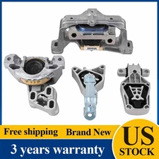 4X Engine Motor &Auto Trans Mount Set For Mercedes-Benz B250 CLA250 GLA250 2.0L