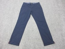 Banana Republic Pants Mens 32x34 Blue Aiden Chino Slim Fit Straight Leg Stretch