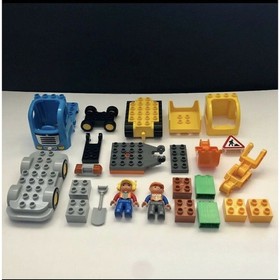 Lego Duplo Town Construction 10812 Dump Truck & Tracked Excavator Complete Set