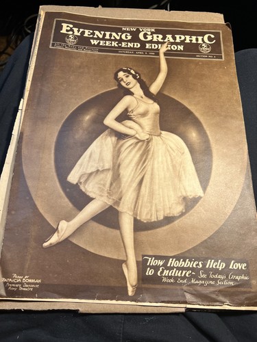 April 1930 New York Evening Graphic Weekend Edition Rotogravure Photos