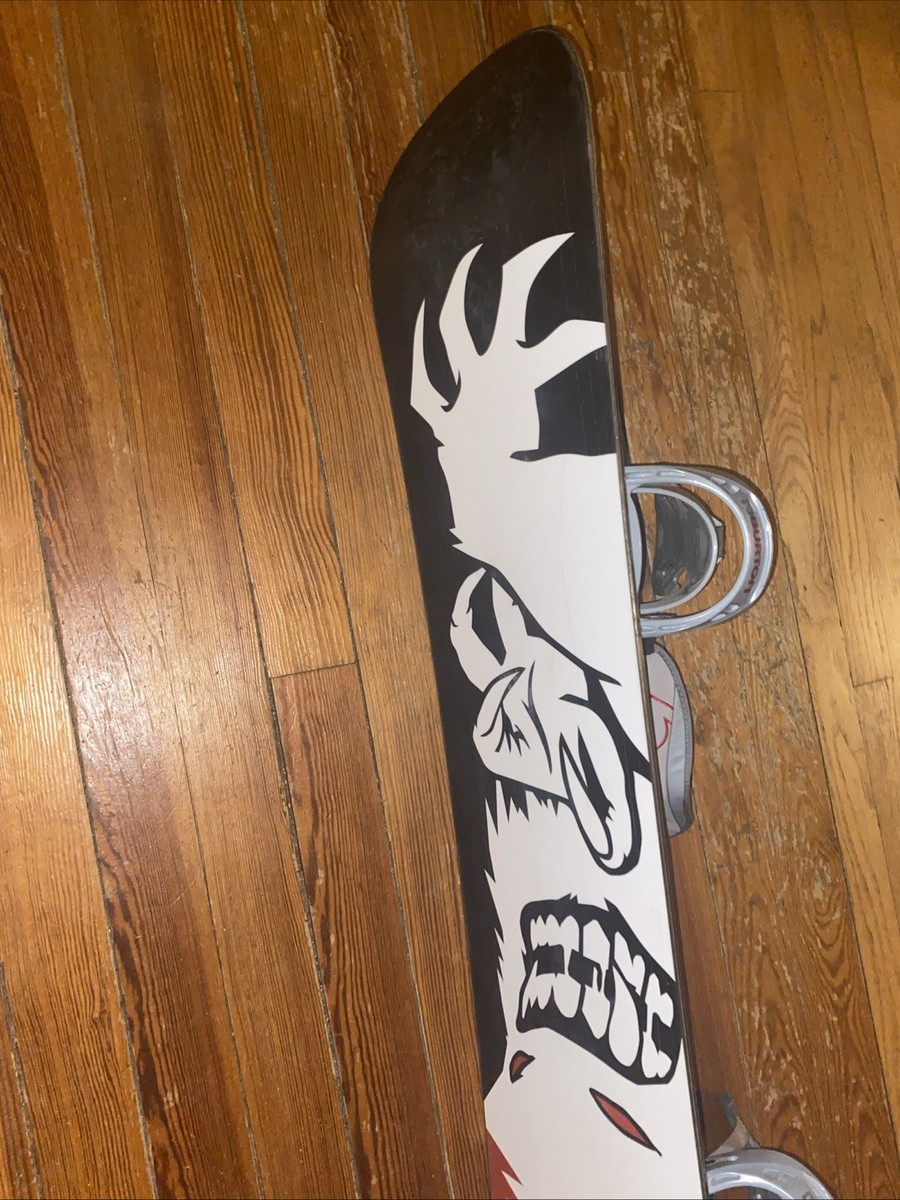 Men's Burton Shaun White 152 cm Board Rare Snowman Superfly