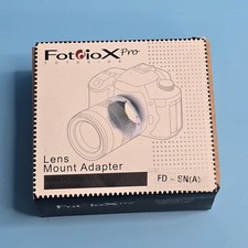 Fotodiox Mount Adapter for Canon FD to Sony  A  Mount