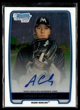 2012 BOWMAN CHROME 1ST PROSPECT AUTO ADAM CONLEY MARLINS