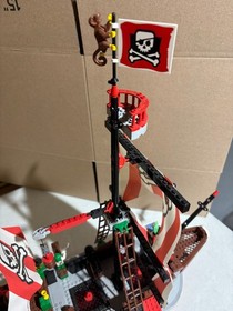 Lego 7075 Captain Redbeard's Pirate Ship, box, manual, instructions