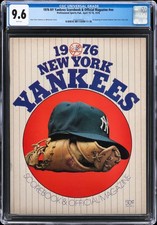Apr. 15-18, 1976 NEW YORK YANKEES Program/Magazine CGC 9.6 POP 3 NONE HIGHER