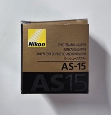 Nikon AS-15 Flash Sync Terminal Adapter - Mint in Box