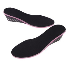 Height Increase Elevator Insoles Shock Absorbing EVA Heel Lift Insert
