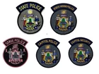 Maine State Police Shoulder Patch Set of 5 ME Cancer Capitol House Collection