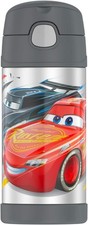 Thermos 12 oz. Kid's Funtainer Vacuum Insulated Stainless Steel Straw Bottle