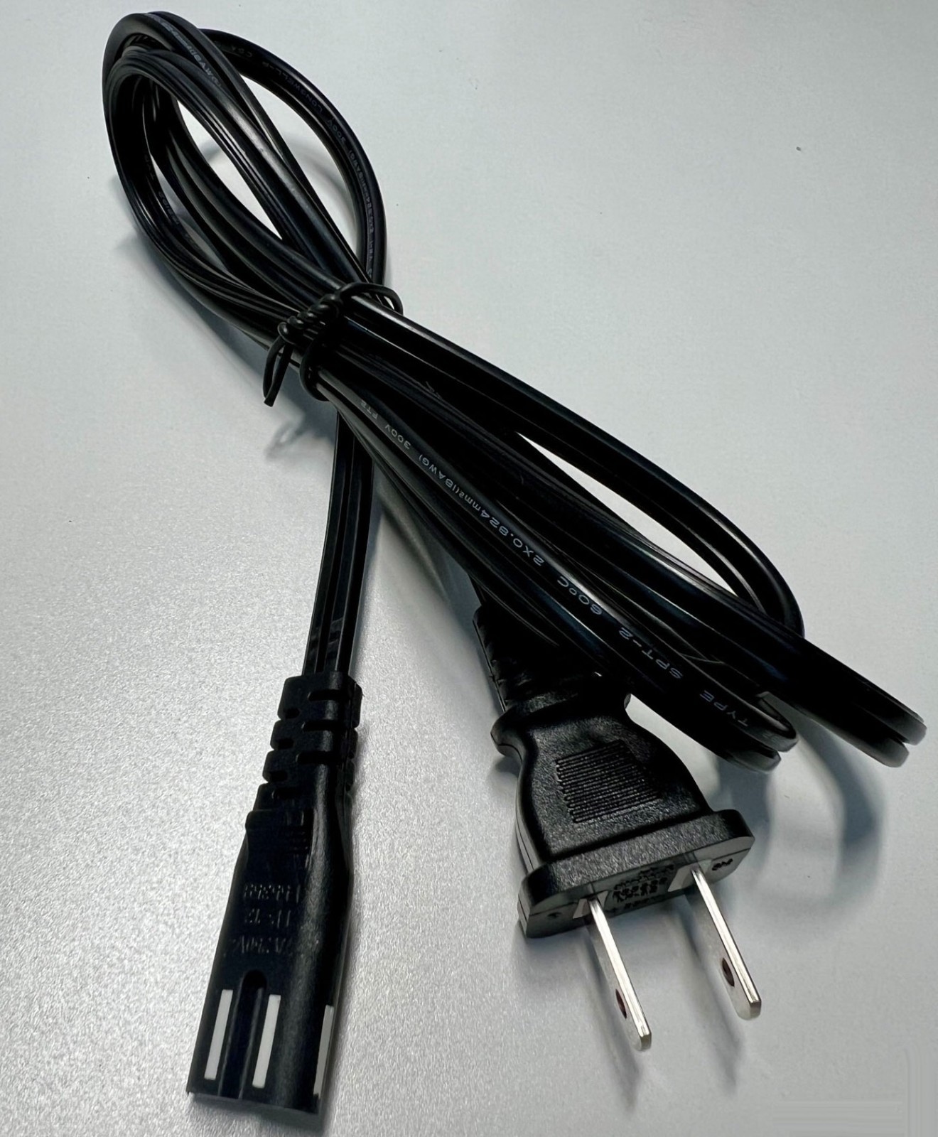 UL Listed 5 Feet Long 2-Prong AC Power Cord for Goal Zero Yeti 1400 -(38300)