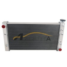 4 Row Full Aluminum Radiator 88-94 Chevy S10 Blazer GMC S15 Jimmy Sonoma 4.3L V6