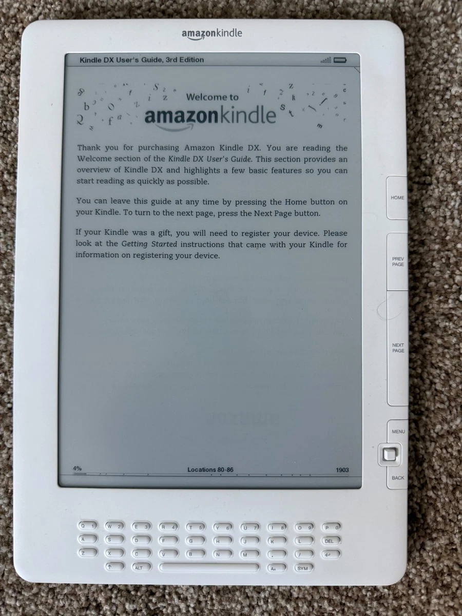 Amazon Kindle DX アマゾン キンドル 2nd Edition Amazon Kindle DX 2nd Generation eBook Readers for sale - eBay