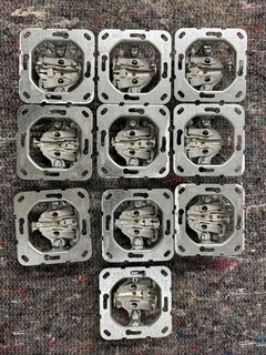 10 St Gira Steckdosen System 55 Ohne Abdeckung