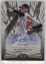 2022 Topps Tier One Break Out Auto 265/299 Spenser Watkins #BOA-SW Auto 7wx