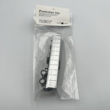 HO 1:87 Promotex # 5281 - 36' - 2-Axle Gravel Truck Semi Dump Trailer - Gray