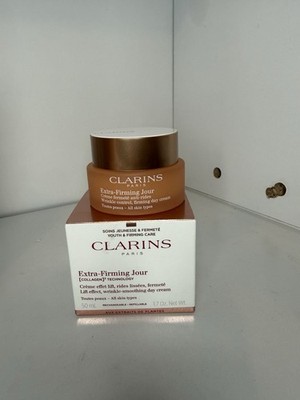 Clarins Extra Firming Jour Day Cream All Skin Types 1.7oz / 50ml NEW IN BOX