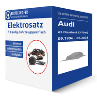 Elektrosatz 13-Pol. Sp. für Audi A3 Fliessheck (3-TüRer) Typ 8L 09.1996-05.2003