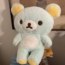 Rilakkuma San-X Original Tags On Sherbet Series Mint Green Bear 15" Plush