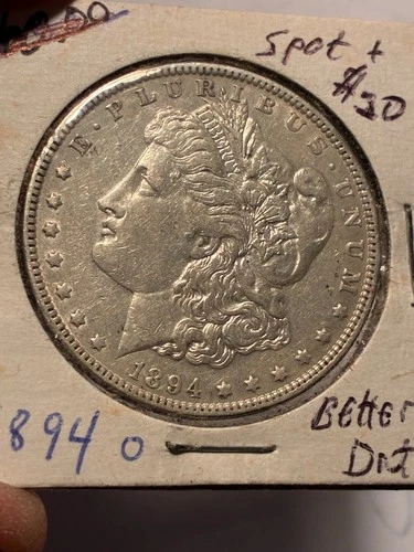 1894 O  Morgan Dollar - Fine - Better Date - $1.99 Shipping
