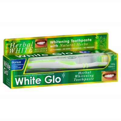 9319871000264 White Glo Herbal Whitening Toothpaste wybielająca ziołowa pasta do