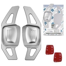 Schaltwippen Paddel SET ALU SILBER für Tiptronic VW Polo VI AW AB 2017