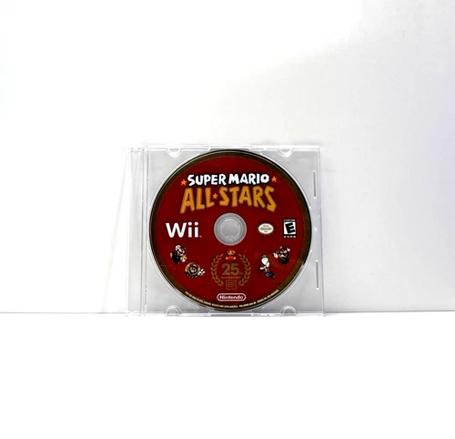 Super Mario All-Stars 25th Anniversary Nintendo Wii Disc Only Refurbished Tested