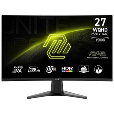 MSI MAG 27CQ6F 27" Class WQHD Curved Screen Gaming LED Monitor, Black