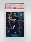 JARED GOFF 2016 PANINI SPECTRA NEON BLUE ROOKIE RC 60/60 #161 RAMS PSA 10 Q1827