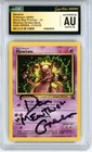 CGC Authentic Auto 10 Signed Dan Green Pokemon Mewtwo 14/53 Wotc Promo Regular