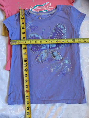 girls t shirts multicolor size 6/7 - Picture 9 of 10