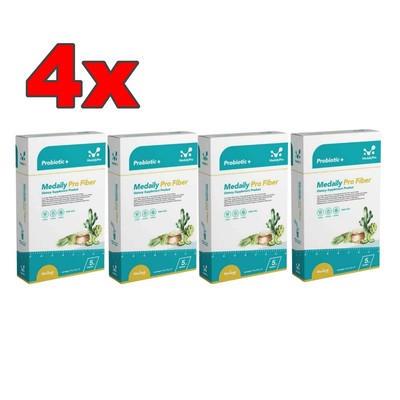 4x Medaily Pro Fiber Powder Drink Prebiotic Probiotic Help Excretion Supplement