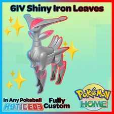 ✨Shiny Iron Leaves 6IV✨ Pokemon Scarlet & Violet 🚀Fast Home Transfer🚀