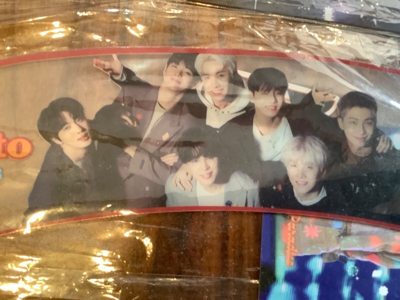 Set of 3 BTS Coffee Drink Sleeve with Photo Cards and Sticker Sealed New