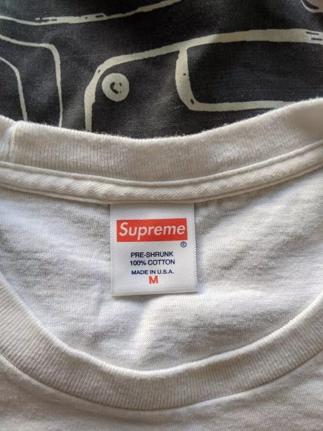 supreme blank t shirt