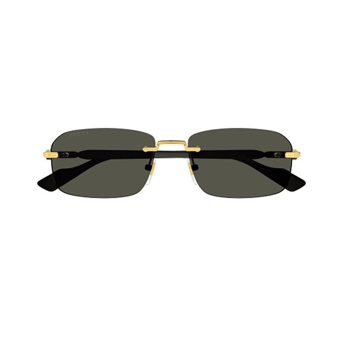 GUCCI Sunglasses GG1221S 001 Gold Black Grey Lens Small