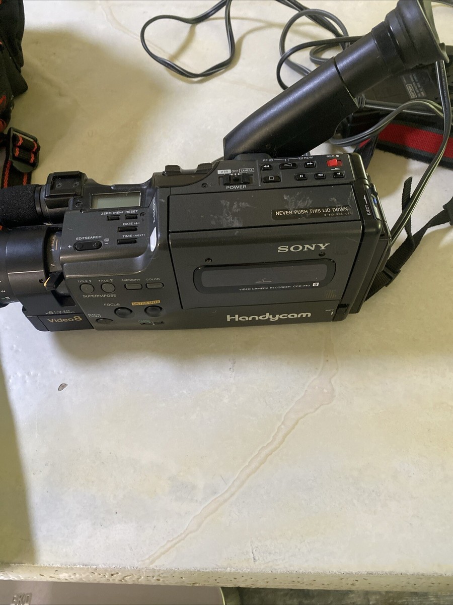 SONY Handycam 8ミリビデオカメラセットCCD-TRU45&三脚 Amazon.co.jp: SONY CCD-TRV45K ビデオカメラレコーダー 8mm