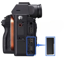 compatible Sony A7iii ILCE-7iii 7iii A7M3 USB Jack Cover Lid Replacement Part