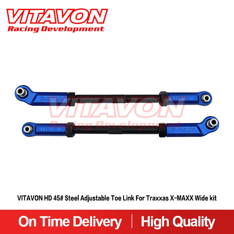Vitavon Adjustable Alu7075 HD 45# Steel Toe Link For X-MAXX Wide kit XRT  5color - Image 3 of 4