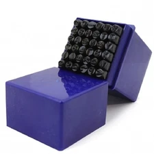 36pc Steel Punch Alphabet Letter Number Tool 1/8"inch Leather craft Stamp Set