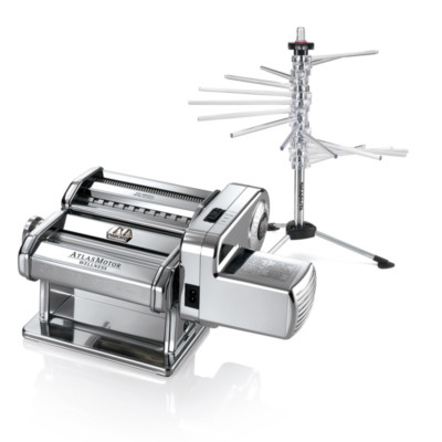 Marcato, Atlas Motor 150 mm Pasta Maker + Pasta Drying Rack