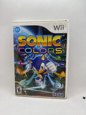 Sonic Colors (Nintendo Wii, 2010) Complete with Manual CIB Tested & Working