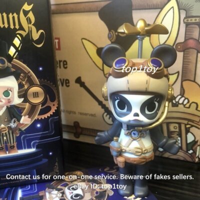 POP MART x KENNYSWORK Molly Steam Punk Panda Pam Mini Figure | eBay